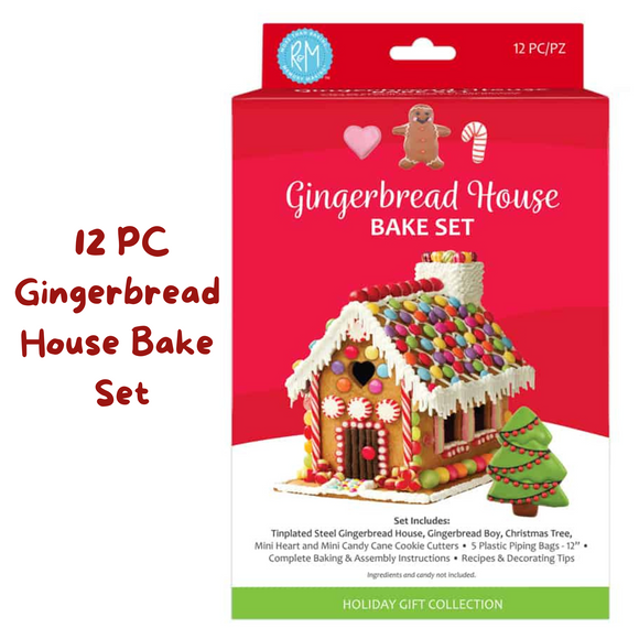 12pc Gingerbread House Bake Set, Christmas Baking Ideas