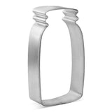 Mason Jar Cookie Cutter, 4.5 inches, Vintage Ball Jar Shape, Foose