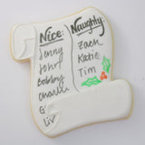 Large Treasure Map or Santa's Naughty Nice List Cookie Cutter, 4 inches, Made in the USA