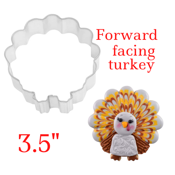 Forward Facing Turkey Cookie Cutter