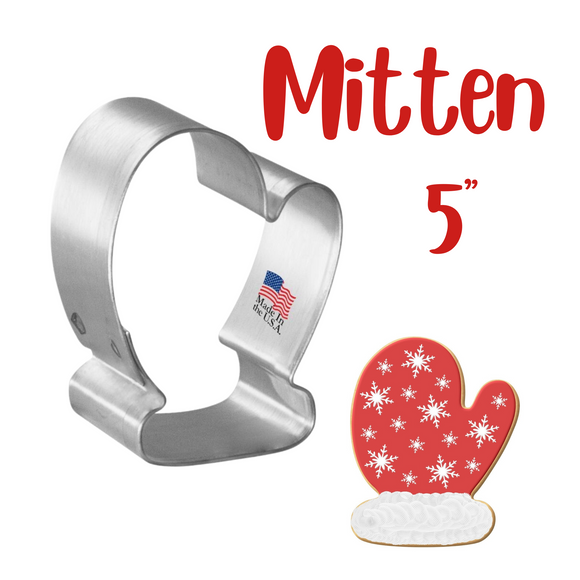 Mittens Cookie Cutter for Christmas Cookies and Pastry Cutter, Foose