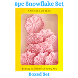 8pc Snowflakes Set Cookie Cutter and Stamps Set