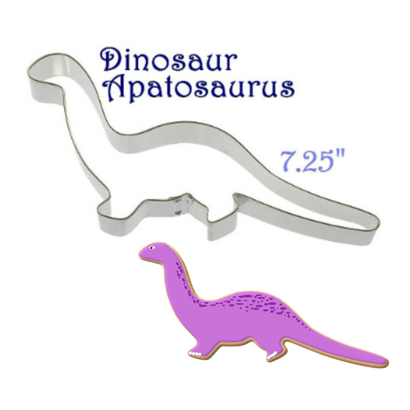 Huge Apatosaurus Dinosaur Cookie Cutter, Foose Dinosaur Cookies