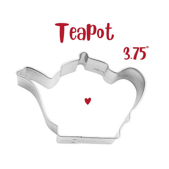 Teapot Cookie Cutter, Made in the USA