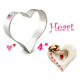 4" Large Heart Cookie Cutter