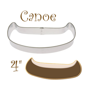 Canoe Cookie Cutter, 4" Boat Shape Cookies, Foose