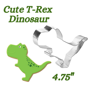 Cute T-Rex Dinosaur Cookie Cutter