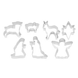 7pc Christmas Nativity Cookie Cutter Set, Christmas Cookies