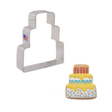 layered birthday cake cookie cutter