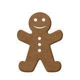 Gingerbread Man Cookie Cutter, 4" Gingerbread Boy, Made in the USA