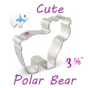 Cute Polar Bear Cookie Cutter, Animal Shapes, Ann Clark