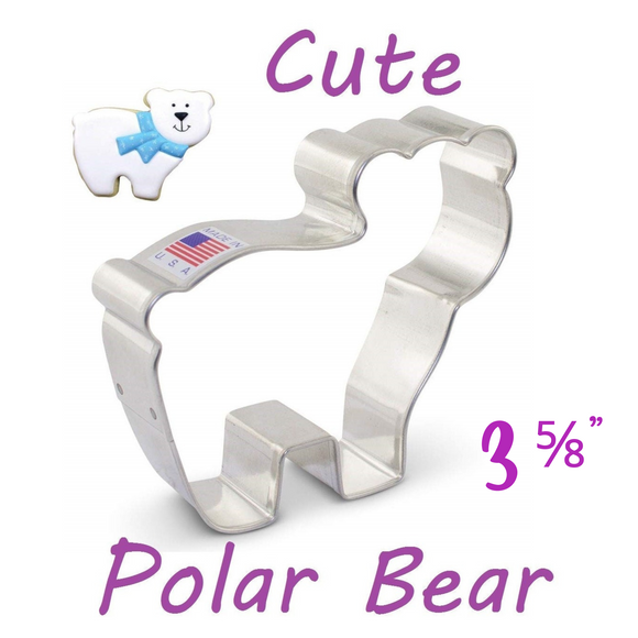 Cute Polar Bear Cookie Cutter, Animal Shapes, Ann Clark