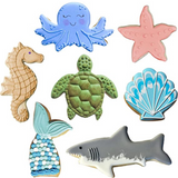 7pc Under the Sea Cookies