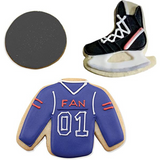 3pc Ice Hockey Cookies