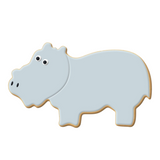 Hippo Cookie Cutter, Animal Shape, Foose