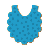 Ruffled Baby Bib Cookie