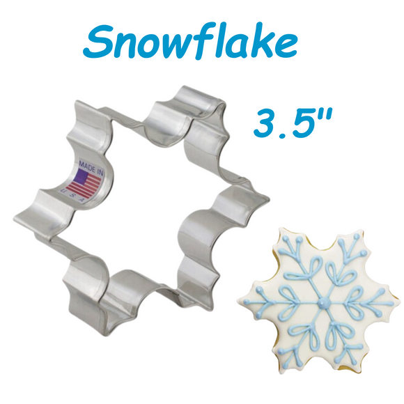 Christmas Snowflake Cookie Cutter, Winter Snow Ann Clark - 1194A