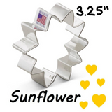 Sunflower Cookie Cutter, Summer Garden Flower Shape, Ann Clark