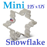 Mini Christmas Snowflake Cookie Cutter, Winter Snow Ann Clark