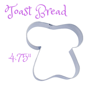 Toast Bread Metal Cookie Cutter, Food Shapes, Made in the USA