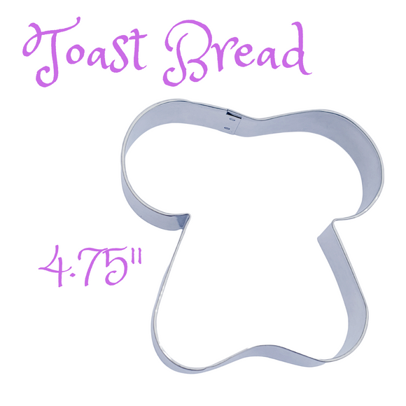 Toast Bread Metal Cookie Cutter, Food Shapes, Made in the USA