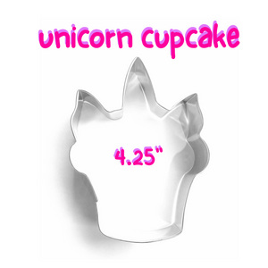 Unicorn Cupcake Cookie Cutter