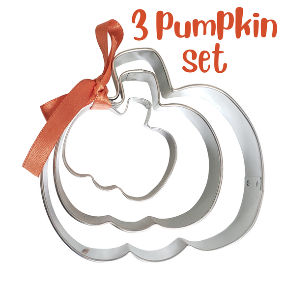 3pc Pumpkin Cookie Set, Halloween Cookies, Ann Clark