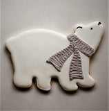 4" Polar Bear Cookie Cutter, Kids Zoo Animals, Ann Clark