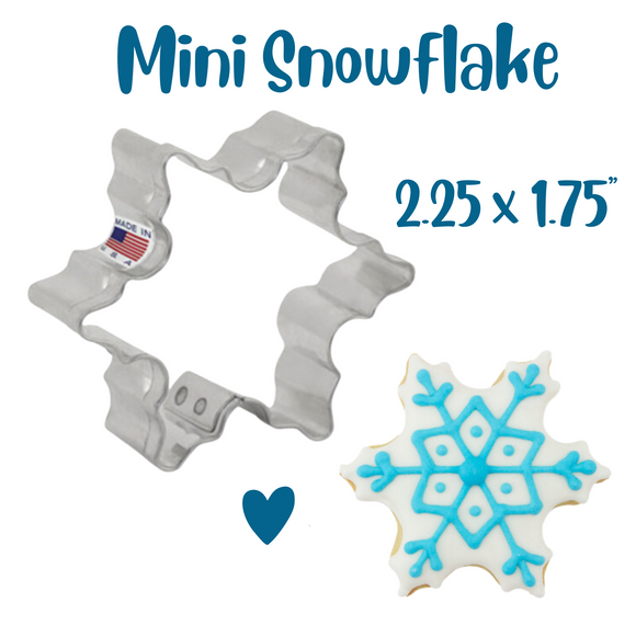 Christmas Mini Snowflake Cookie Cutter, Winter Snow Ann Clark