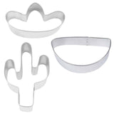 Cinco De Mayo Fiesta Cookie Cutters, 3pc Baking Set