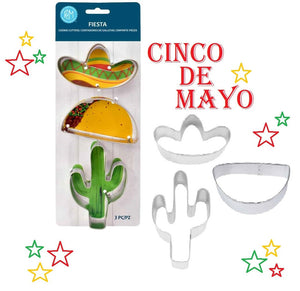 cinco de mayo cookie cutter set