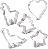 5pc Kids Favorites and Bestsellers Cookie Cutter Set, Ann Clark FREE SHiPPiNG