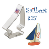 Sailboat Cookie Cutter, Boating and Nautical Shapes, Ann Clark