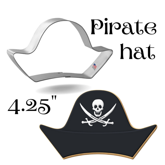 Pirate Hat Cookie Cutter 4.25