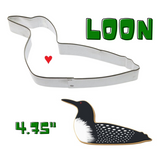 Loon Cookie Cutter, Large 4.75" Duck Shape Cookies, Made in the USA American Tradition