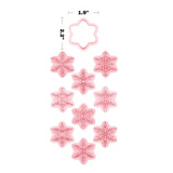 8pcs Snowflakes Set Cookie Cutter and Stamps Set