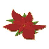 Poinsettia Flower for Christmas Cookie Cutter, Made in the USA