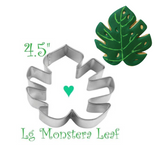 Large Tropical Monstera Leaf Cookie Cutter