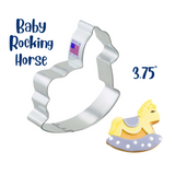 Baby Rocking Horse Cookie Cutter, New Baby Toy Shape for Baby Shower, Ann Clark