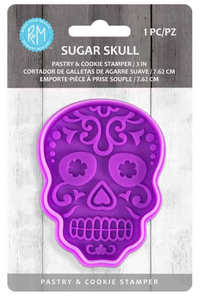 Day of the Dead Sugar Skull Cookie Cutter with Stamper