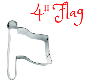 Flag Cookie Cutter, 4 inch Patriotic Made in the USA