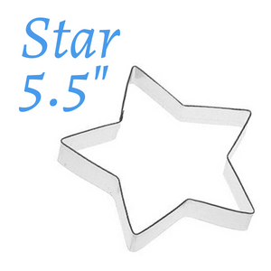 Huge Star Cookie Cutter, 5.5 inches, Foose Brand