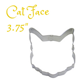 Cat Face Cookie Cutter, 3.75 inches, Animal Shapes