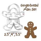 Gingerbread Man Cookie Cutter Set