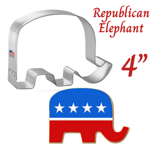 Republican Elephant Cookie Cutter