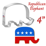 Republican Elephant Cookie Cutter