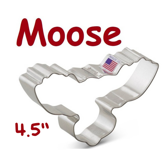 Large Moose Head Cookie Cutter, Ann Clark Discontinued Shape