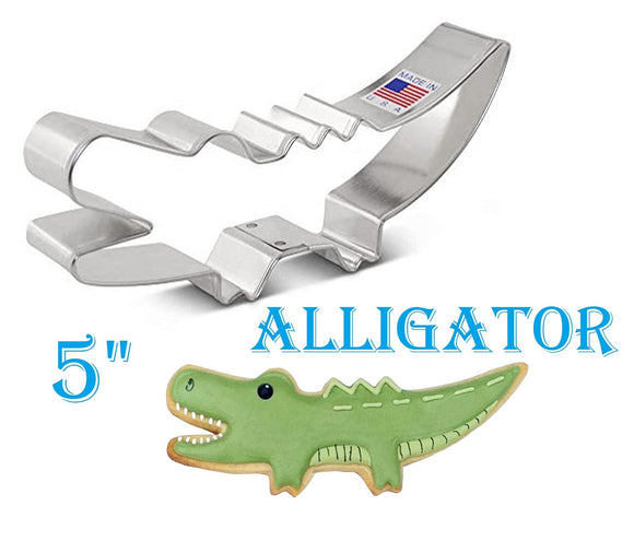 large alligator cookie cutter