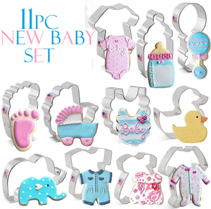 baby shower huge cookie cutter set