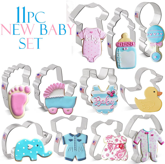 baby shower huge cookie cutter set